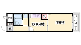 明石駅 バス12分  吉田下車：停歩5分 4階の物件間取画像